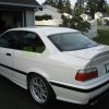 Aizmugurējā stikla spoileris priekš BMW 3 E36 Coupe 1991-1999