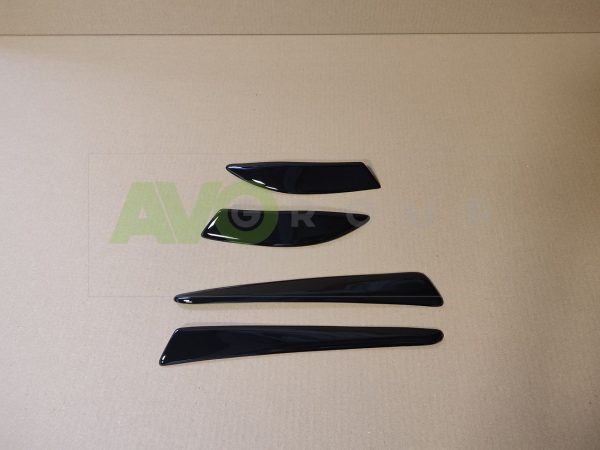 Backlight Eyelids for Mitsubishi Lancer X 2007-2016 ABS Gloss