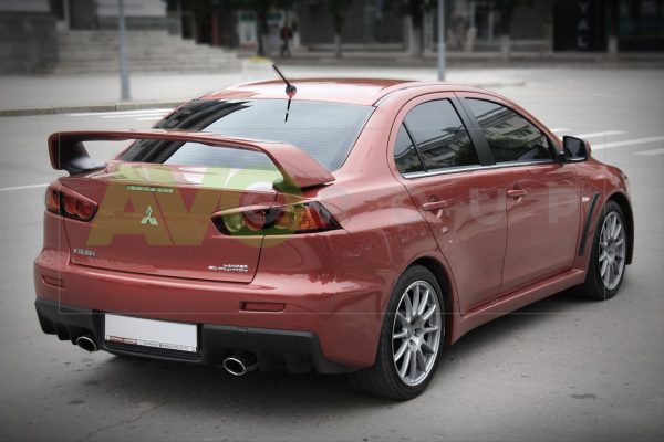 Backlight Eyelids for Mitsubishi Lancer X 2007-2016 ABS Gloss