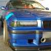 GTR Front Spoiler Splitter for BMW 3 E36 1990-2000 ABS