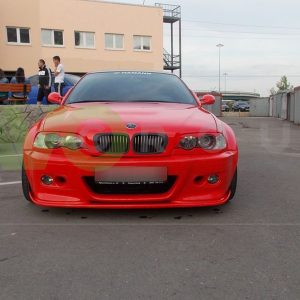 HM style front Spoiler Splitter for BMW M3 E46 1998-2006