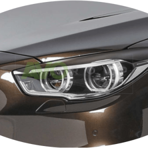 Priekšējo lukturu uzlikas uzacis priekš Adaptīvās gaismas BMW 5 GT F07 2009-2017 ABS Gloss