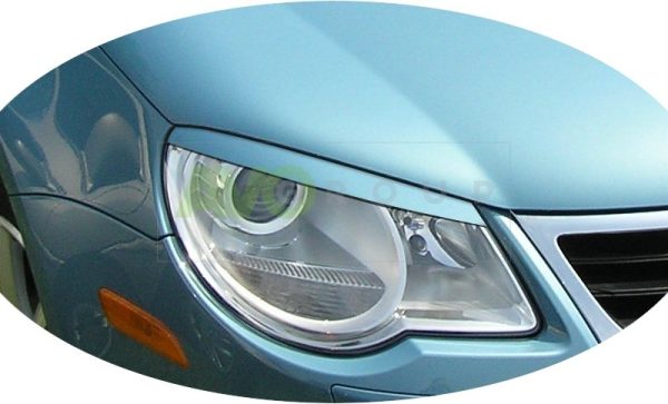 Headlight Eyelids for VW / Volkswagen EOS 2006-2009 ABS Gloss