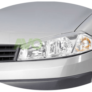 Headlight Eyelids for Renault Megane 2 2002-2006 ABS Matt