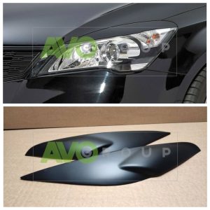 Headlight Eyelids for Kia Ceed ProCeed 1 ED 2009-2012 ABS Matt