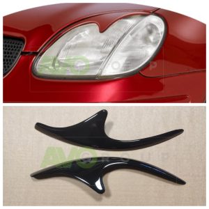 Headlight Eyelids for MB SLK R 170 1996-2004 ABS Gloss