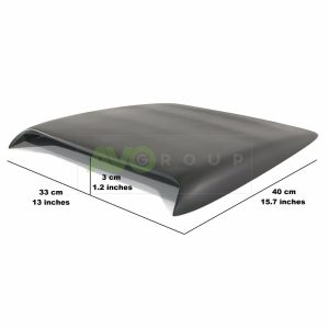 Universal Air Intake Scoop Airscoop Cover Ventilation Filter Turbo Fan Vent v2