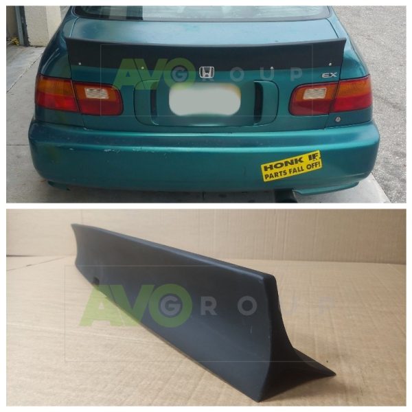 JDM Spoiler Ducktail for Honda Civic Coupe Mk5 1991-1995