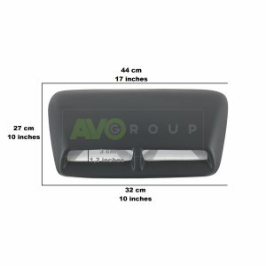 Universal Air Intake Scoop Airscoop Cover Ventilation Filter Turbo Fan Vent v6