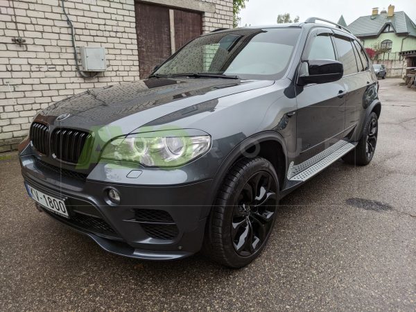 Aero style front spoiler splitter for BMW X5 E70 LCI Aero 2010-2014