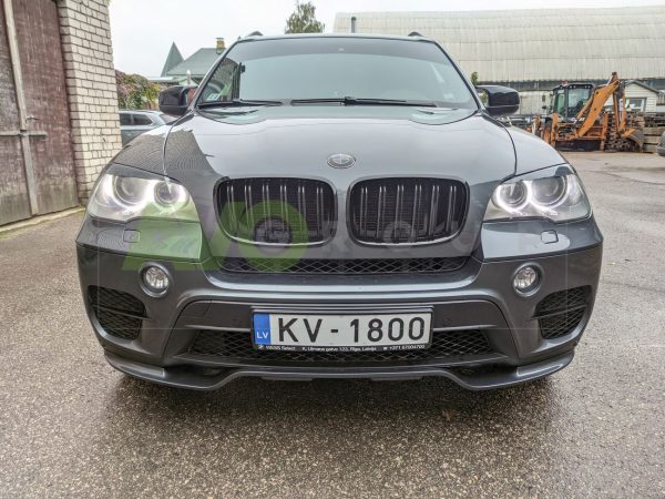 Aero style front spoiler splitter for BMW X5 E70 LCI Aero 2010-2014