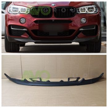 Front bumper lip splitter for BMW X6 F16 2014-2018