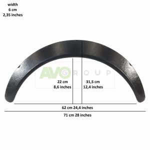 Universal Wheel Arches Fender Flares JDM Set 60mm Structural