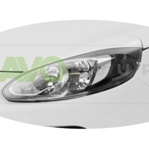 Priekšējo lukturu uzlikas uzacis priekš Opel / Vauxhall Adam 2012- ABS Gloss