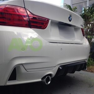 Rear Bumper Diffuser for BMW 4 F32 / F33 / F36 2013-2021 v1