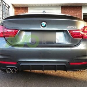 Aizmugurējā bampera difuzors priekš BMW 4 F32 / F33 / F36 2013-2021 v2 GRP