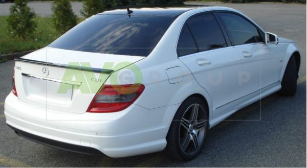 Rear boot trunk door spoiler for MB C-Class W204 C204 2006-2014