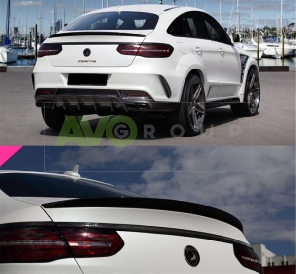 Rear boot trunk door spoiler for MB GLE C292 Coupe 2015- v1