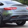 Rear boot trunk door spoiler for MB GLE C292 Coupe AMG 2015- v2