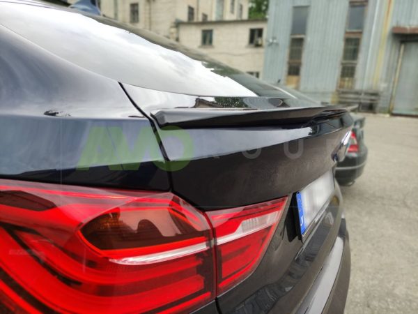 Rear trunk door spoiler for BMW X4 F26 2014-2018 Performance ABS