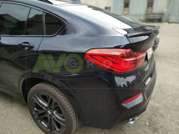 Rear trunk door spoiler for BMW X4 F26 2014-2018 Performance ABS