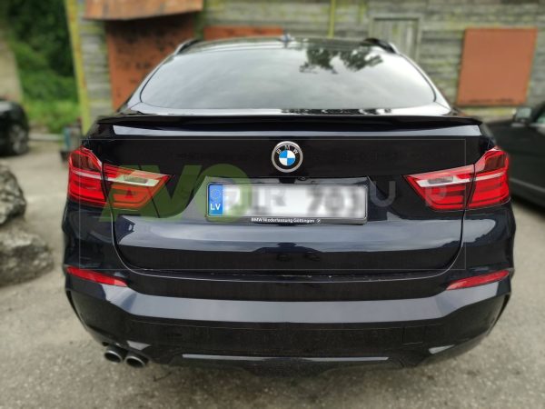 Rear trunk door spoiler for BMW X4 F26 2014-2018 Performance ABS