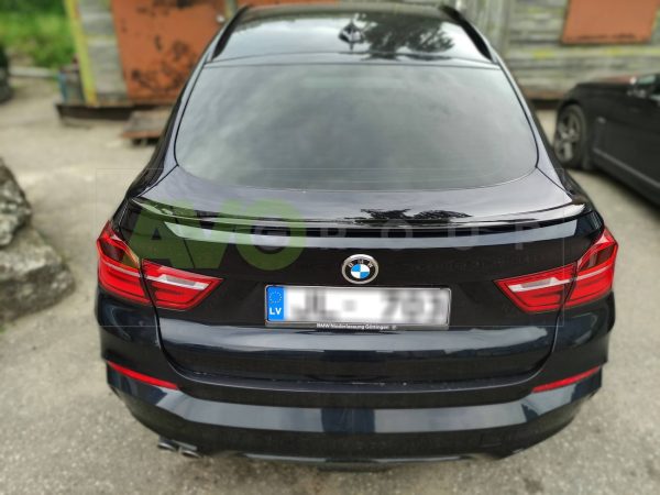 Rear trunk door spoiler for BMW X4 F26 2014-2018 Performance ABS