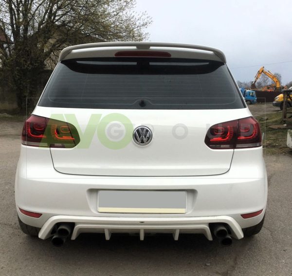 V look rear door / roof spoiler for VW Golf 6 MK6 2008-2013 Hatchback