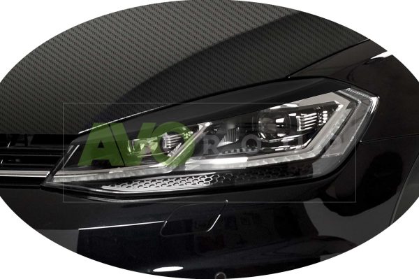 Headlight Eyelids for VW Golf 7 7.5 2017+ ABS Gloss