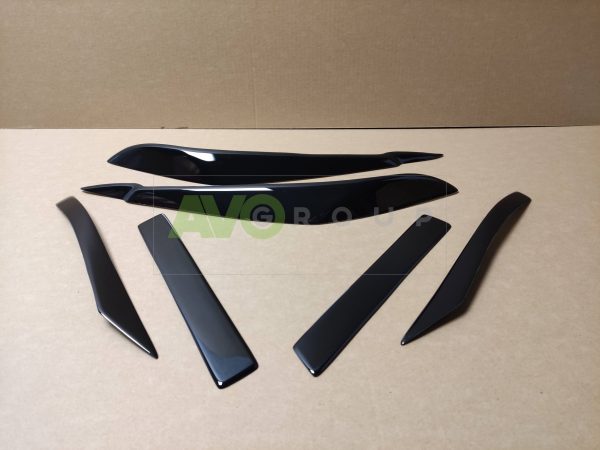 Front and rear eyelids kit for BMW X5 E70 2007-2013 ABS Gloss