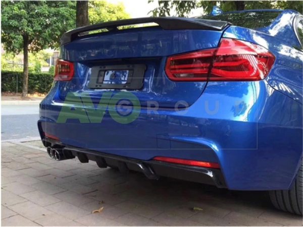 Trunk boot spoiler for BMW 3 F30 2011-2018 v2