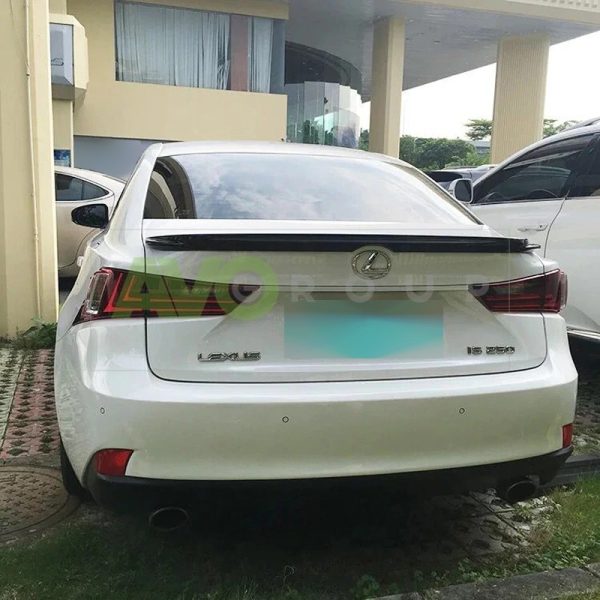 Trunk boot spoiler for LEXUS IS 3 III Mk3 2013-2016 XE30