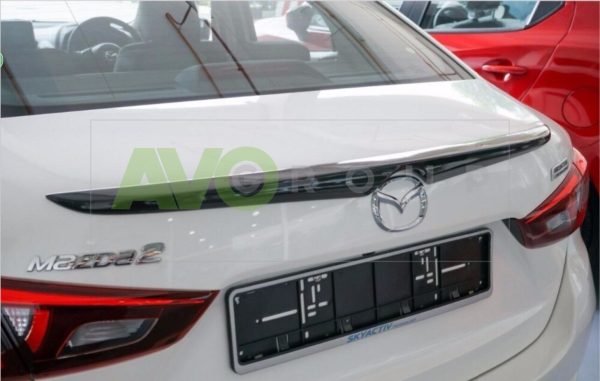 Trunk boot spoiler for Mazda 2 Mk3 DJ 2014+