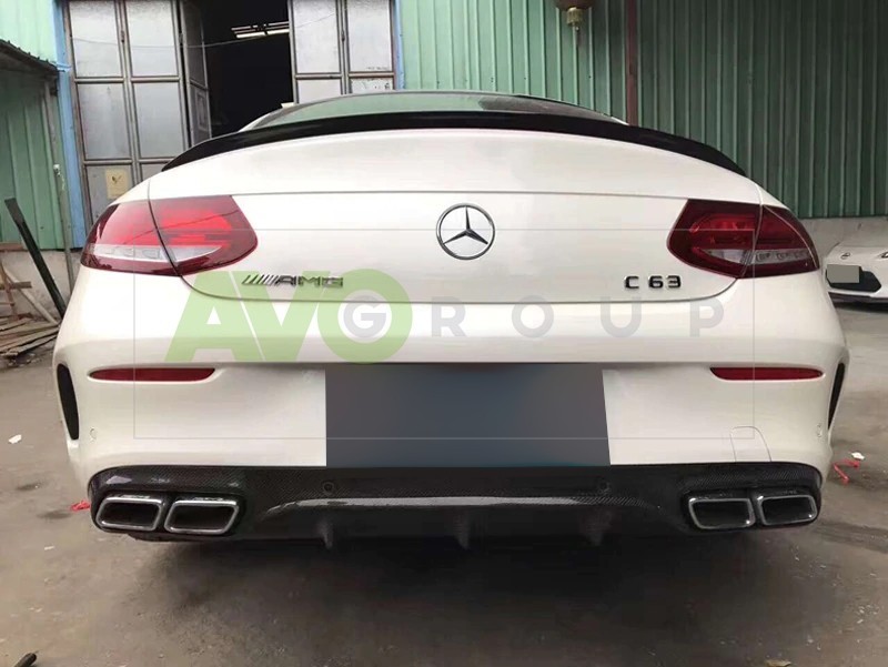 Trunk boot spoiler for Mercedes-Benz С-Class С205 2015-2018