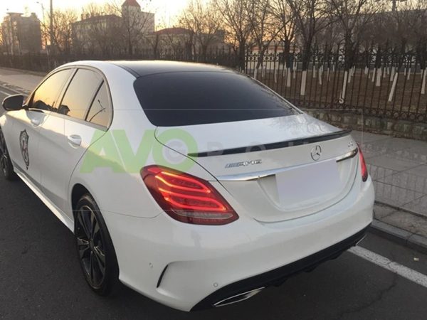 Trunk boot spoiler for Mercedes-Benz С-Class W205 2014-2018