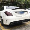 Trunk boot spoiler for Mercedes-Benz С-Class W205 2014-2018 v3