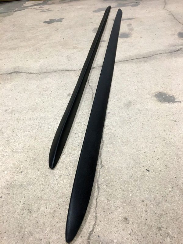 Sideskirts addon S Line Extension blades for AUDI A7 4G8 2010-2018 ABS Matt