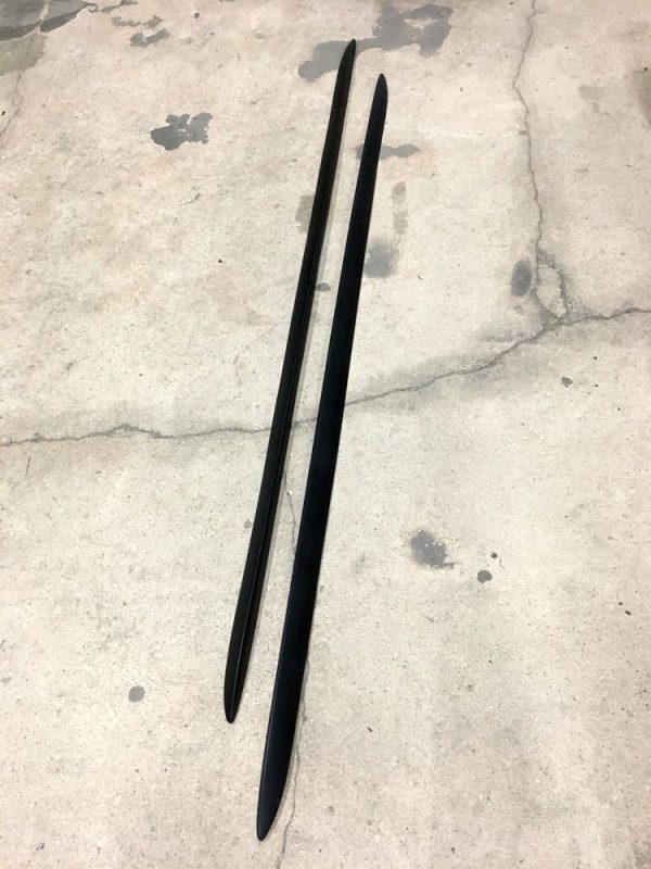 Sideskirts addon S Line Extension blades for AUDI A7 4G8 2010-2018 ABS Matt