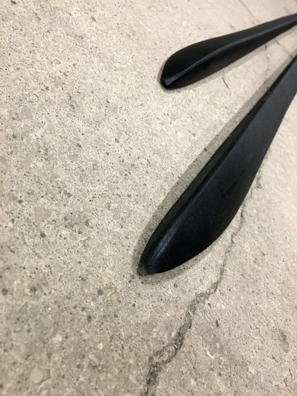 Sideskirts addon S Line Extension blades for AUDI A7 4G8 2010-2018 ABS Matt
