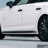 Sideskirts addon S Line Extension blades for AUDI A7 4G8 2010-2018 ABS Matt