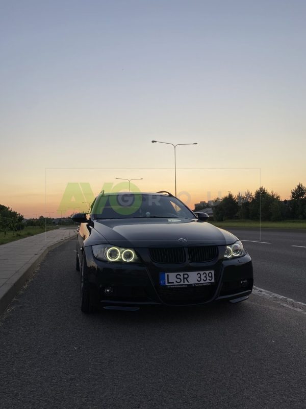 Fangs Flaps Spoiler for BMW 3 E90 E91 2005-2009 M Sport ABS Gloss