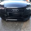 Front Spoiler Splitter for AUDI A5 S5 8T 8F 2011-2016 ABS Gloss