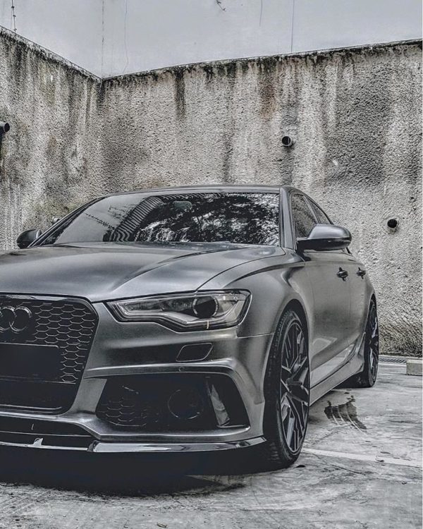 Front Spoiler Splitter for AUDI RS6 C7 (4G) 2013-2018 ABS Matt