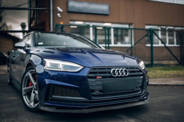 Front Spoiler Splitter for Audi A5 S5 B9 2016-2019 ABS Gloss v2