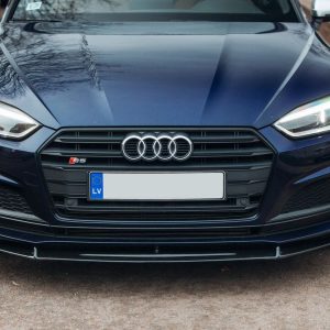 Front Spoiler Splitter for Audi A5 S5 B9 2016-2019 ABS Matt