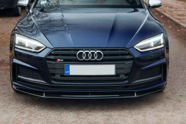 Front Spoiler Splitter for Audi A5 S5 B9 2016-2019 ABS Matt