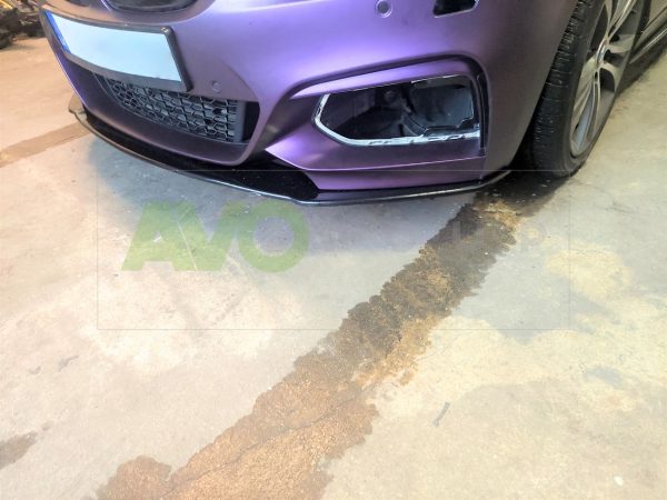 Front Spoiler Splitter for BMW 2 F22 F23 2014-2023