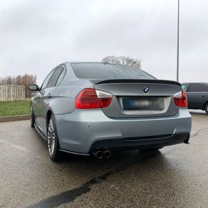 Rear Bumper Side Splitters flaps for BMW 3 E90 E91 M Sport 2005-2012 ABS Matt