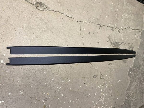 Side Skirts Extension addons blades for AUDI A7 S7 C8 2018-2026 ABS Matt