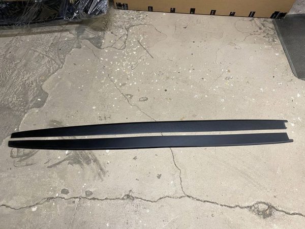Side Skirts Extension addons blades for AUDI A7 S7 C8 2018-2026 ABS Matt